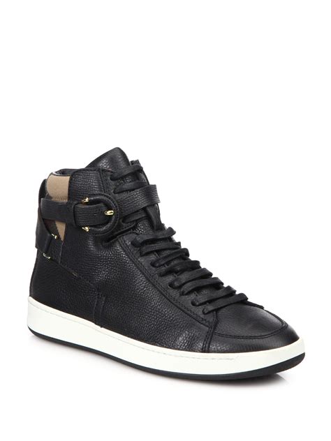 burberry sneakers women black|burberry high top sneakers women's.